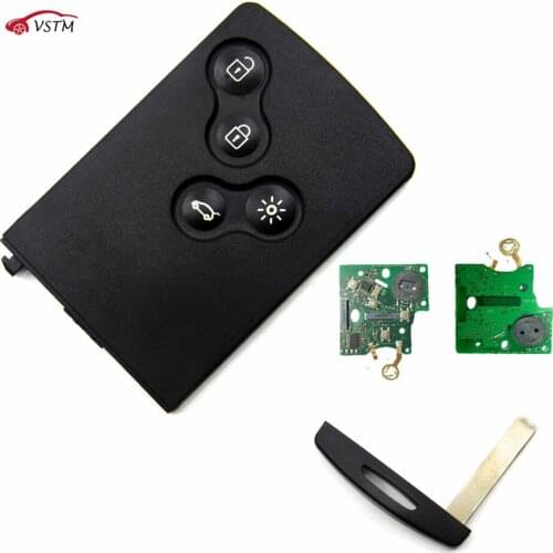 4 Button Blade Remote Key Car Key Card Fob 433MHZ PCF7952 Chip 7952 With High Quality