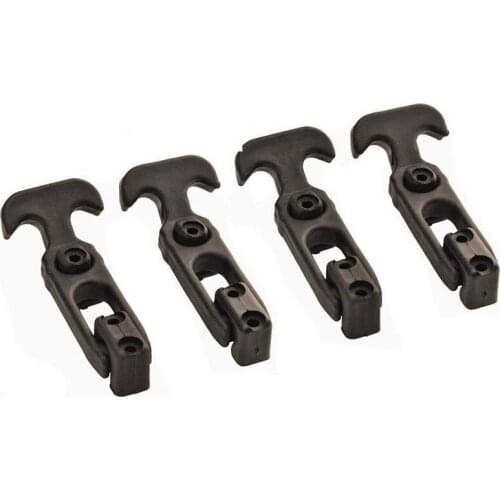 4Pcs T-Handle Rubber Flexible Draw Latches Fit for Toolbox /Cooler/Golf Cart/Farm Machinery T-Toolbox Lock