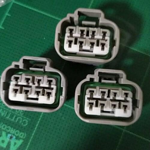 5pcs/lot 8 Way 8 Pin Xenon Headlamp Plug Car Headlights Connector For Toyota Lexus 90980-10891