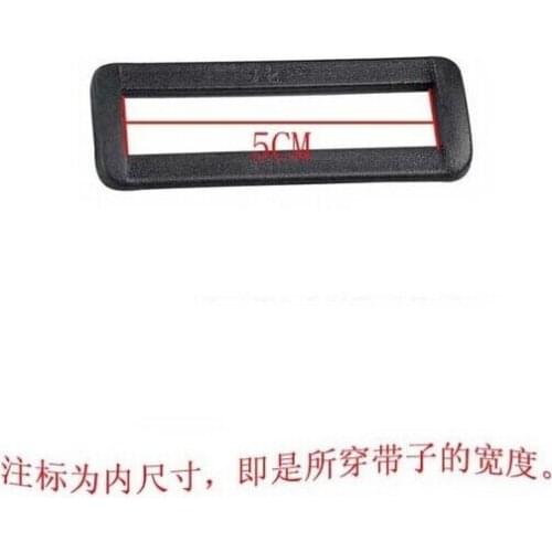 FreeShipping 50pcs 50mm Black Plastic rectangular type Ring Diy Buckle handmade accessories for Purse Bags and Handbag hardwears