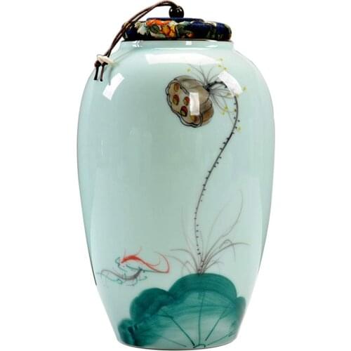 Gradient Glaze Memorial Urn for Dogs and Cats - Mini- Holds up to 60 Cubic inches of Ashes