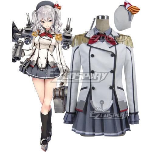 Kantai Collection KanColle Training Cruiser Kashima Cosplay Costume E001