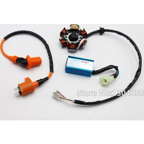 MAGNETO STATOR COIL PERFORMANCE CDI & IGNITION COIL GY6 125CC 150CC GO KART BUGGY ATV SCOOTER MOPED