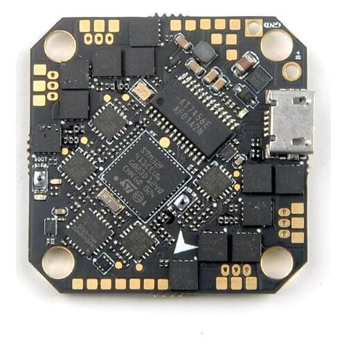 Happymodel CrazyF411 AIO F4 2-4S Flight Controller w/ Frsky Receiver & Built-in 20A BL_S ESC for FPV RC Racing Drone Toothpick