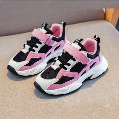 Spring Children Hip Hop Dance Sneakers For Big Boys Girls Mesh Breathable Platform Casual Sports Running Daddy Shoes 2021 New