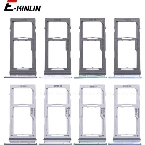 Sim Card Tray Container Socket Slot Connector Micro SD Adapter Holder Reader Parts For Samsung Galaxy S10 5G G973 G977
