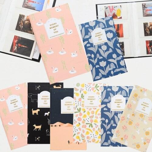 Cute 84 Pockets Mini Photo Album Film Photos Picture Storage Case Saving Memory Souvenir Photocard Holder