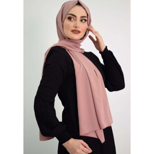 MC1115 Muslim Hijab Scarf Kerchief for women hijab 78 x 187cm Headscarf For Women Islamic Shawl Medina Silk Turban Turkey