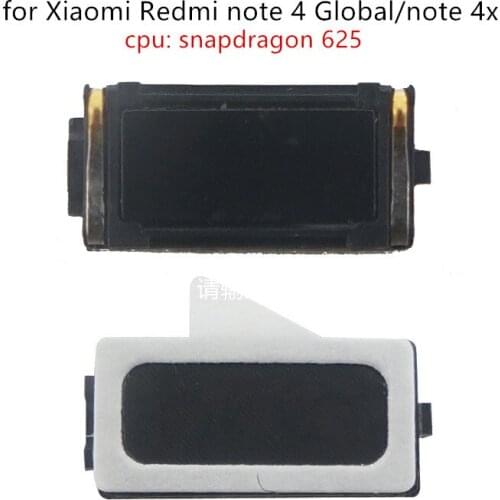2pcs for Xiaomi Redmi Note 4 Global/Note 4X snapdragon625 Earpiece Receiver Ear Speaker Cell Phone Replacement Repair Part Test
