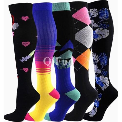 58 Styles Compression Socks Nurse Golf Tube Men Women Compression Socks For Running,Medical,Edema,Diabetes, Varicose Veins Socks