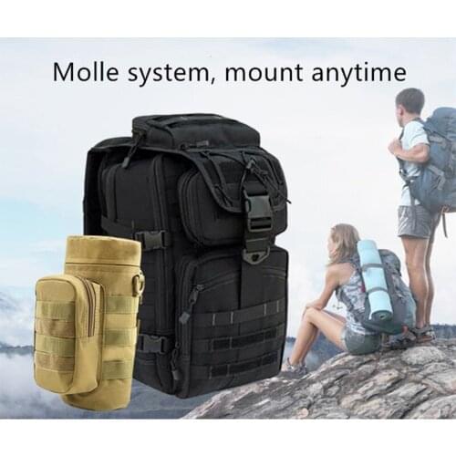 2021 New Backpack Military Tactics Kettle Bag Portable Outdoor Sport Camping Climbing Hiking Hunting Fishing Accessory Bag