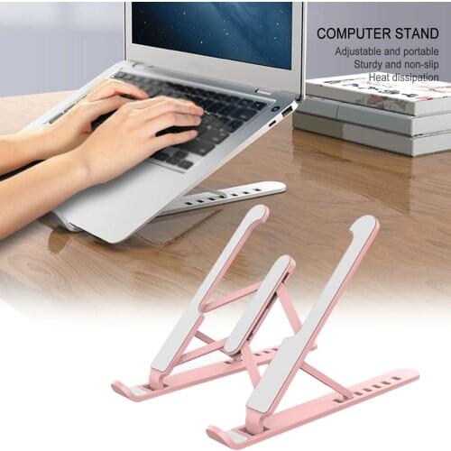 Adjustable Foldable Laptop Stand Non-slip Desktop Laptop Holder Notebook Stand For Notebook Macbook Pro Air IPad Pro DELL HP