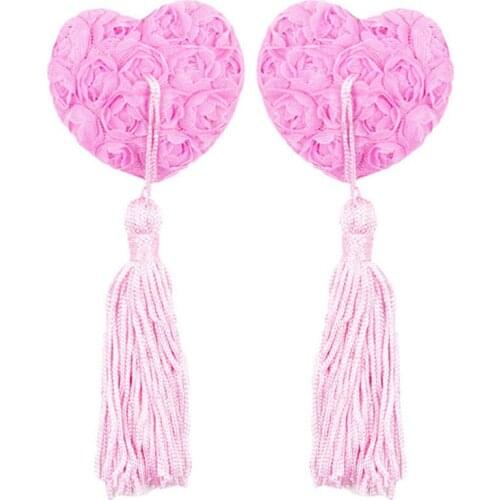 Sexy Nipple Cover Heart Shape Intimates Accessories Chest Sex Toys Bra Silicone Stickers Reusable