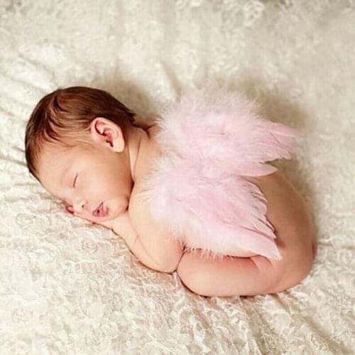 Cute Solid Chic White Vintage Feather Hanging Angel Wings Christmas Tree Wedding Decoration