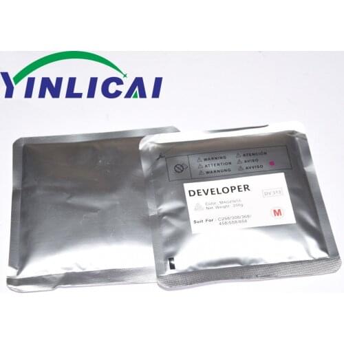 1Set/4Pcs Compatible Developer Iron Powder KMCY DV313 For Konica Minolta Bizhub 258 C658 C368 C258 C308 C558 C458 658 368 258