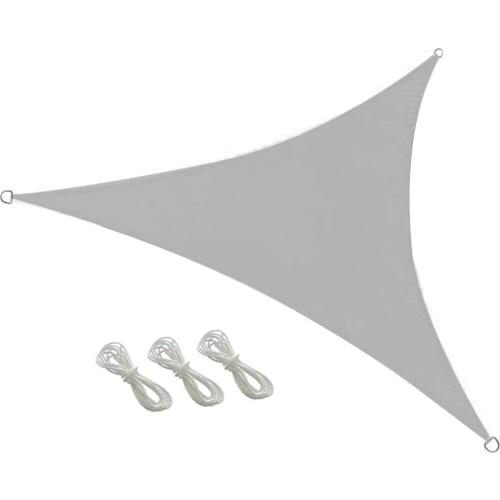 Suncreen Awning Triangular Shade Sail UV Block Printing With 2m*3 Rope Shading Rate 90% Outdoor Garden Triangle Oxford Cloth