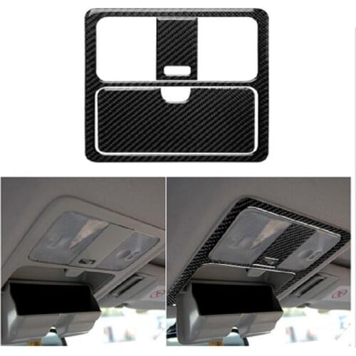 Carbon Fiber Roof Reading Light Panel Cover Modified Decorative Sticker Fit For Nissan 350Z Z33 2003-2009