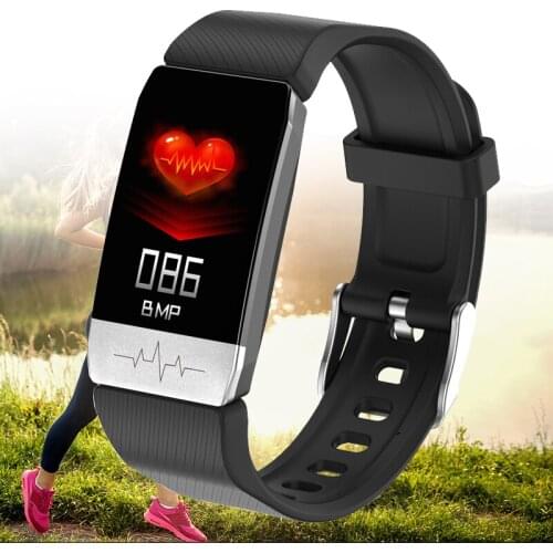 Smart Sport Bracelet Temperature Monitoring 0.96 ' Full Color Touch Screen Sport Mode Smart Electronic Bracelet For Android iOS