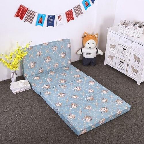 VESCOVO Thick sponge foam mattress topper tatami foldable detachable twin queen size mattresses for school bed