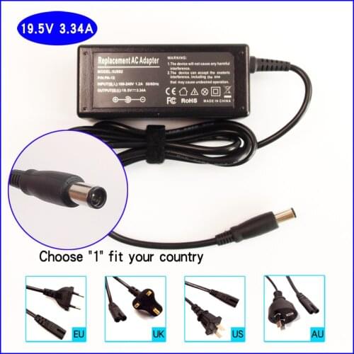 19.5V 3.34A 65W Laptop AC Adapter Battery Charger for Dell PP42L PP41L PP25L PP23LA PP29L PP22L PP12L PP28L PP05L