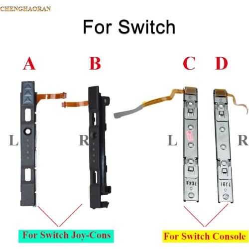 1PC 1pair 1set New L R LR Slide Left Right Sliders Railway replacement for Nintend switch Console Rail for NS Joy-con Controller