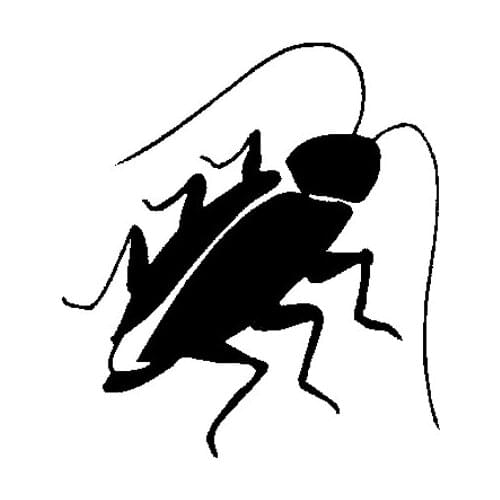13.2CM*14.3CM Minimalist Bug Cockroach Cute Vinyl Decal Car Sticker Laptop Suitcase Helmet Skateboard Sticker