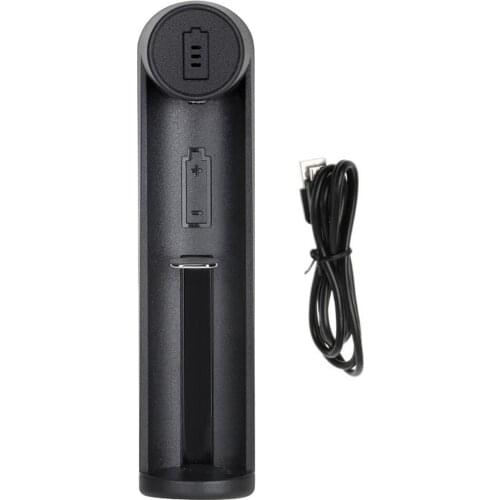 Universal USB Rechargeable Battery Charger for 3.7V Li-ion 10440/14500/14650/16340/17500/17670/18350/18500/18650/18700/22650