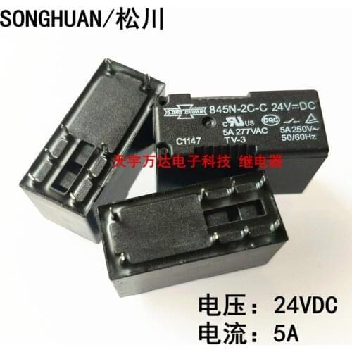845N-2C-C 24V 5A 8PIN 24VDC 845N-2C-C