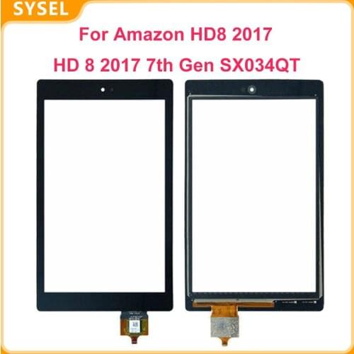 Free Tools For Amazon HD8 2017 HD 8 2017 7th Gen SX034QT Touch Screen Digitize Replacement Parts