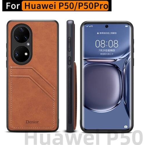 Huawei P50case Phone Leather Case for Huawei P50pro Imitation Cowhide All-Inclusive Phone Case