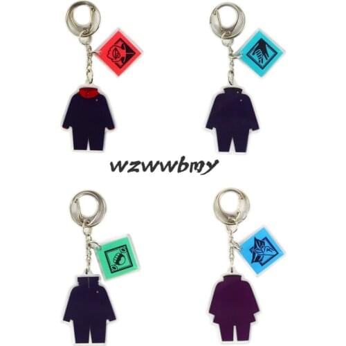 Hot Animation Spell Back To The War Acrylic Key Chain Animation Cartoon Games Surrounding Two Yuan Glue Key Chain