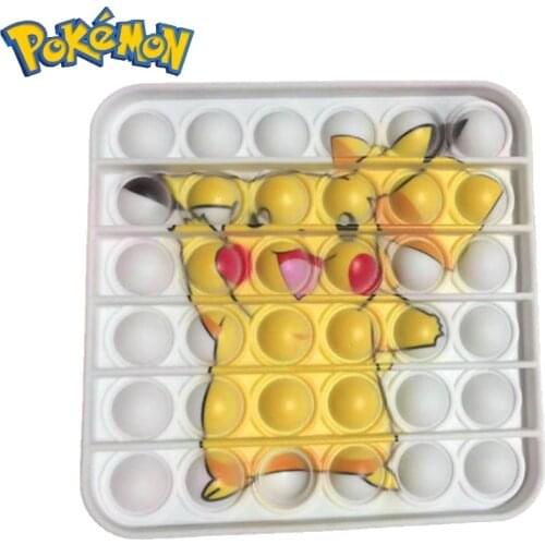 Pokemon Go game fidget toys Pokémon Movie Anime toys pikachu Childrens fidget anti stress simple dimple поп ит toys kids Gift