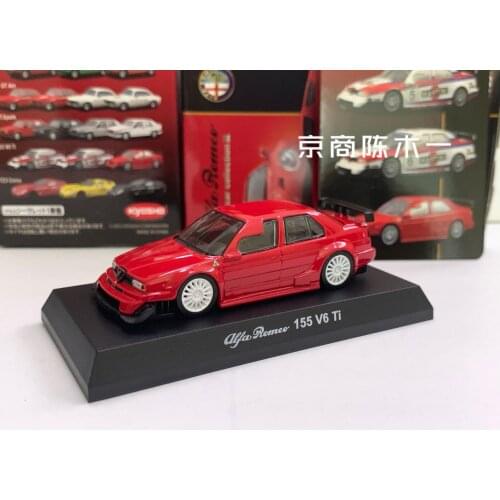 1/64 KYOSHO Alfa Romeo 155 V6 Ti DTM race car LM F1 RACING Collection of die-cast alloy car decoration model toys