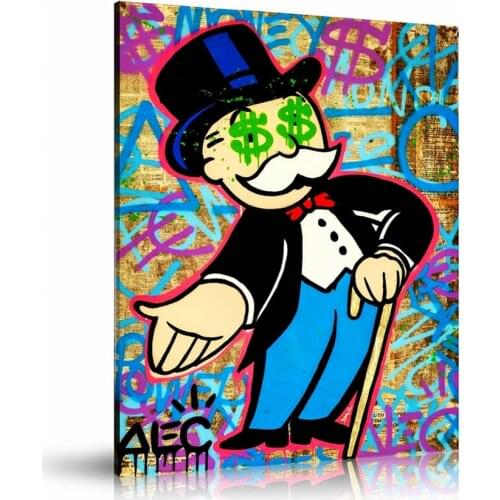 Alec Monopolys Hand Out Eyes HD Wall Art Canvas Poster Print Canvas Painting Decorative for Office Living Room Home Decor