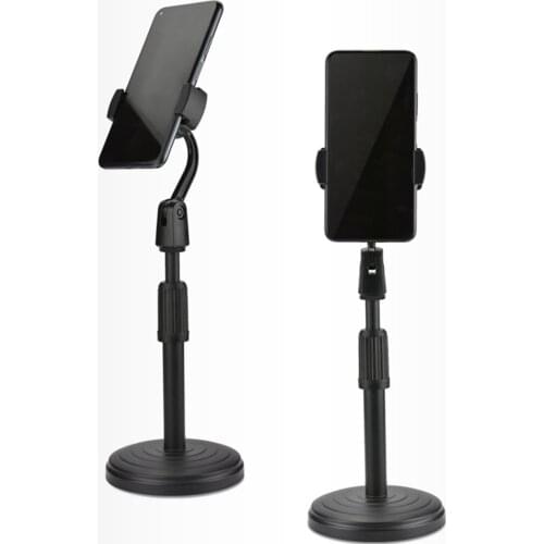 Universal Adjustable Desktop Phone Holder Microphone Holder for iPhone iPad Samsung Support Desk Mount Mobile Phone Holder Stand