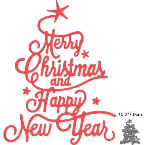 2021 Christmas New Metal Cutting Dies Cut Mold Scrapbooking dies Paper Craft Knife Mould Blade Punch Stencils dies