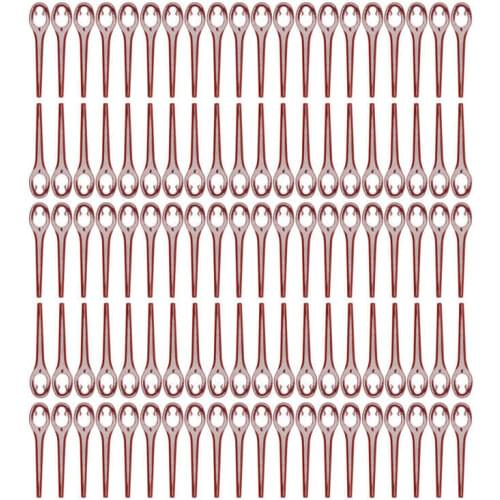 New Wine Red LawnMower Head Cutting Blades Grass Trimmer Blades Accessory