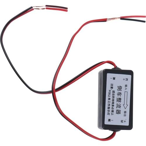 New Rear View Backup Connector Car Camera Filter Anti Interference Accessories Reversing Image Relay Rectifier Parking