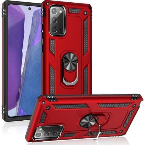 Heavy Duty Car Magnet Kickstand Armor Case For Samsung Galaxy Note 20 10 S10 S20 Plus A21 A31 A51 A71 A81 A91 Shockproof Cover