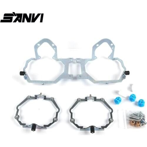 SANVI 2pcs Mounting frames for BMW E90 2011 AFS Mounting bracket Adaptor For Hella Q5 Bosch Mounting hole Car Light Accessories