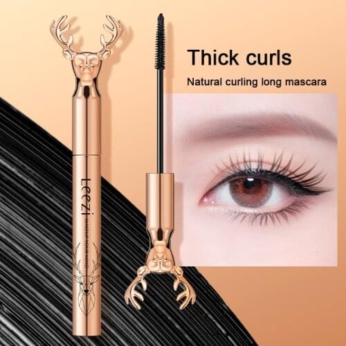 Leezi Mascara Thick Curling Eyelashes Waterproof Sweat-proof Quick Dry Eye Lashes Not Easy To Smudge Mascara Eye Makeup TSLM2