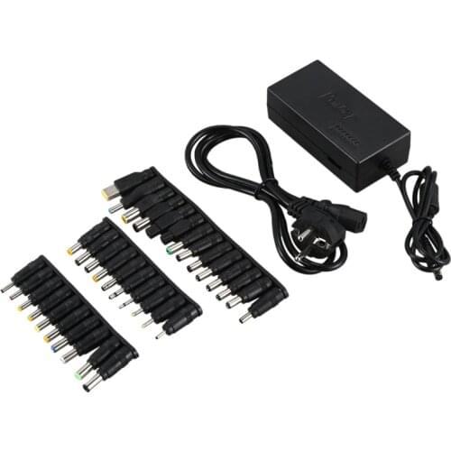 34Pcs Universal Power Adapter 96W 12V To 24V Adjustable Portable Charger For Dell Toshiba Hp Asus Acer Laptops Eu-Plug