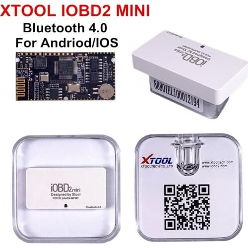 XTOOL OBD2 MINI Bluetooth 4.0 Work On Android/IOS OBD2 Elm327 Diagnostic Tool With Hud Head-Up Display And Keep Driving Data