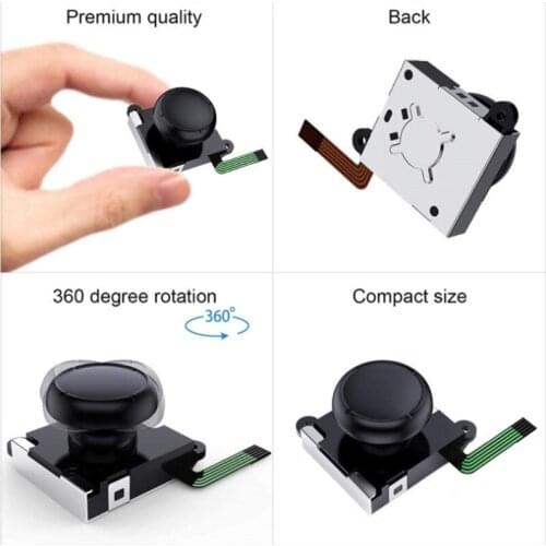 T3LB Joystick Replacement Compatible with Nin-tendo Switch Jon-Con,NS Switch joystick Drift Repair Kit