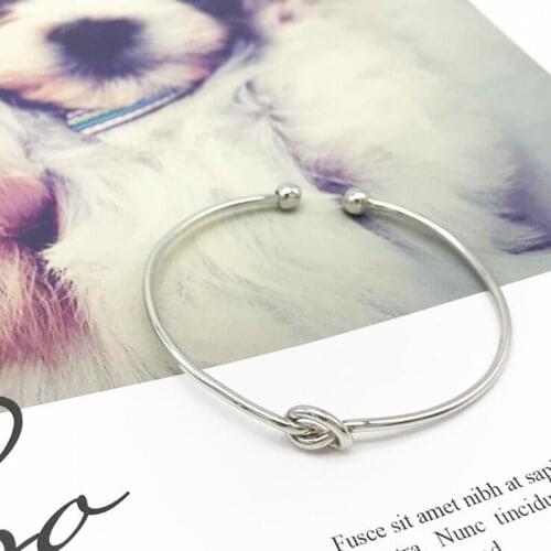 Ruifan Fashion Tie Real 925 Sterling Silver Cuff Bangles for Women Trendy Korean Party Open Bangle Bracelets Fine Jewelry YBR004