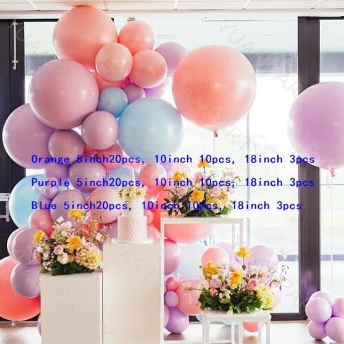 1 Set Macaron Orange Purple Blue Gold Balloon Garland Holder Wreath Hoop Ring Arch Wedding Birthday Party Baby Shower Decoration