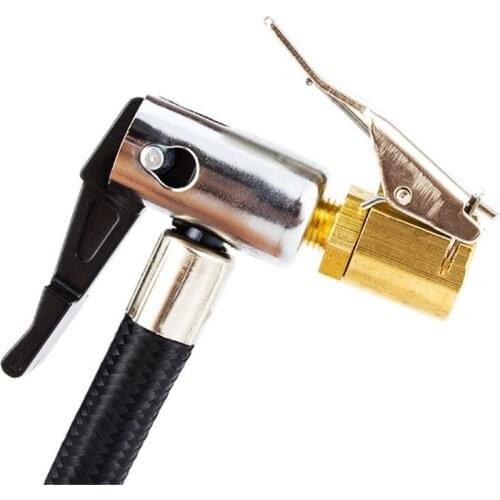 1pc Car Pump Auto Repair Tool Valve Clip 8mm Air Pump Chuck Clip Car Truck Tyre Tire Inflator Valve Connector Car Open Brass