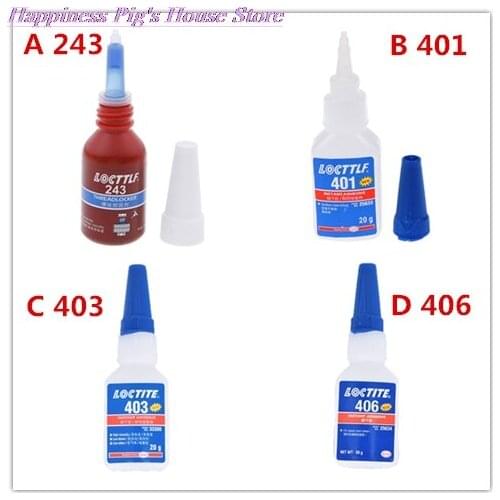 1pcs Useful 243/401/403/406 4 Different Types Adhesive Bottle Stronger Super Glue Multi-Purpose Universal Glue
