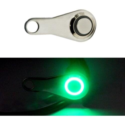 1pcs CNC Stainless Steel LED Motorcycle Switch ON-OFF Handlebar Adjustable Mount Waterproof Switches Button DC12V Fog Light