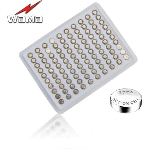 100pcs/Box Buffle AG4 LR626 377 SR626 177 Alkaline Button Batteries Electronic Watches Dedicated Battery Wholesales